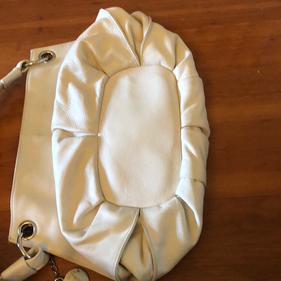 Calvin Klein White Leather Shoulder Bag - Picture 10 of 10